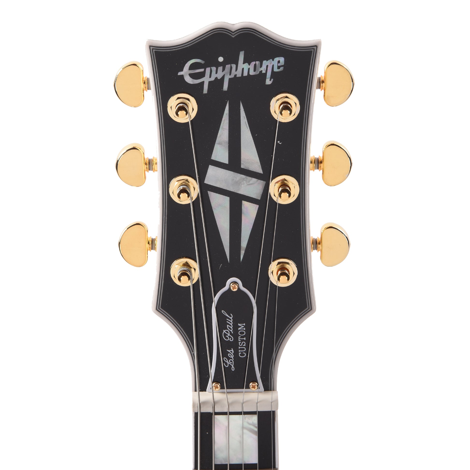Epiphone Inspired by Gibson Custom 1963 Les Paul SG Custom Classic White w/Maestro Vibrola Electric Guitars / Solid Body