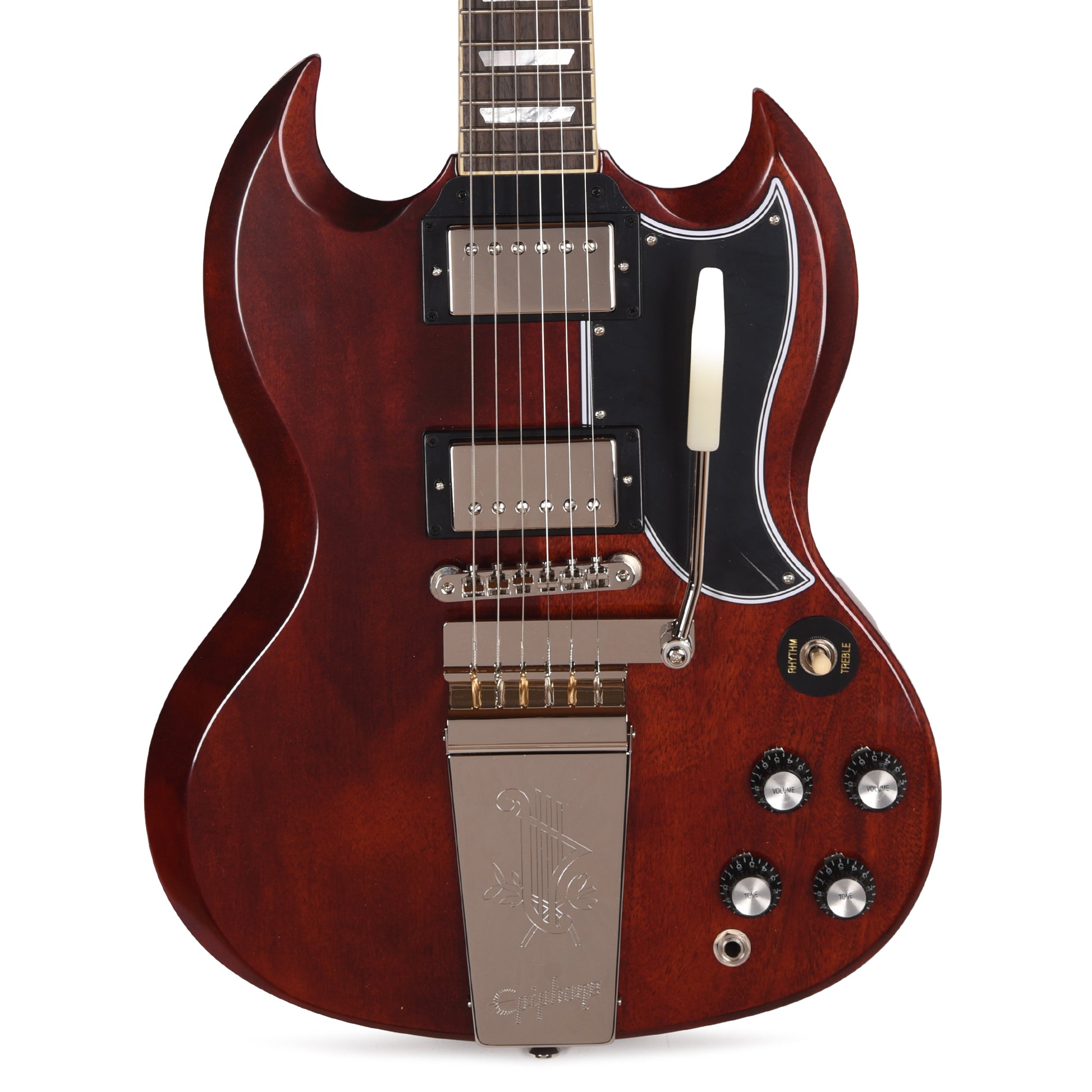 Epiphone Inspired by Gibson Custom 1964 SG Standard Reissue Cherry Red w/Maestro Vibrola Electric Guitars / Solid Body