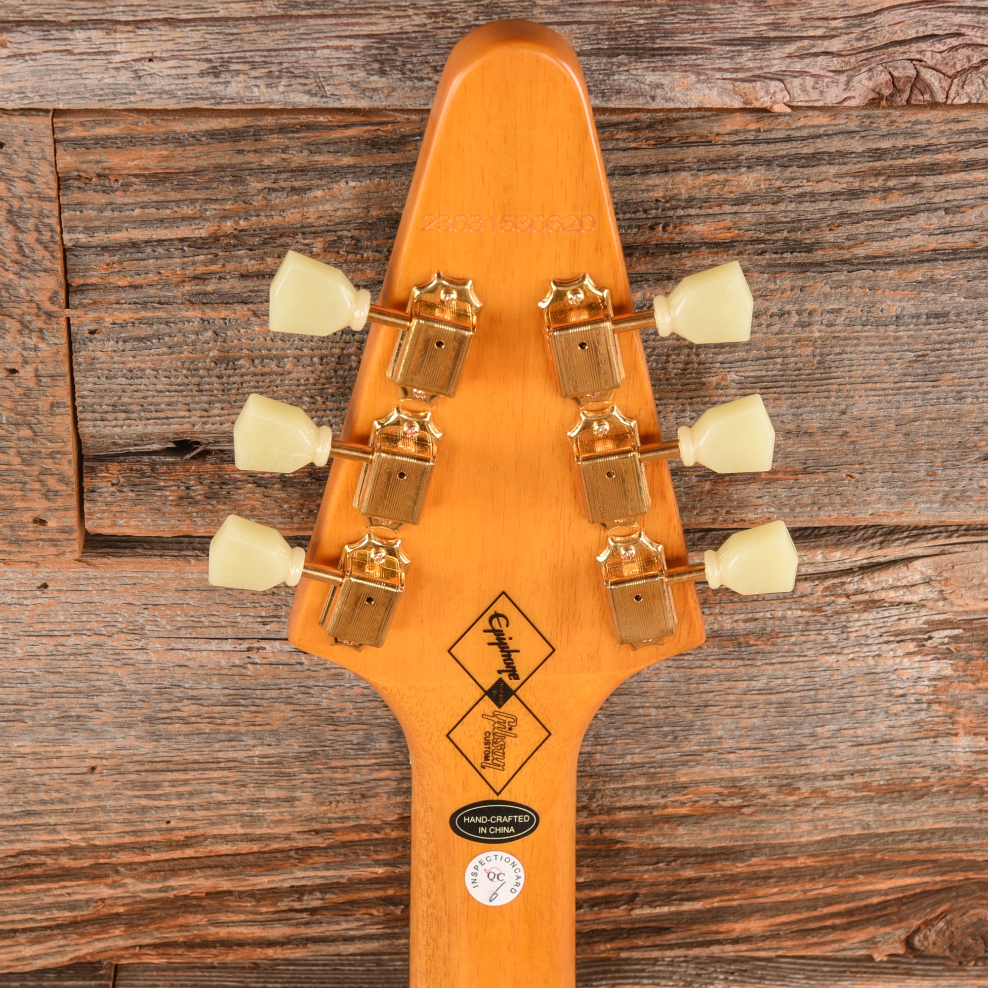 Epiphone Inspired by Gibson Custom '58 Flying V Aged Natural 2023