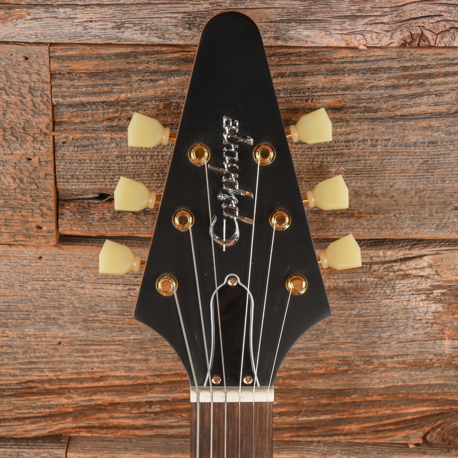 Epiphone Inspired by Gibson Custom '58 Flying V Aged Natural 2023 Electric Guitars / Solid Body