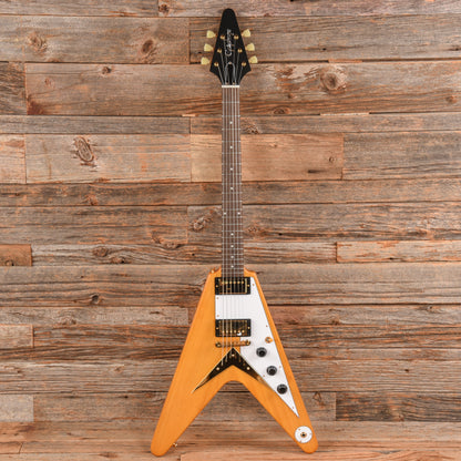Epiphone Inspired by Gibson Custom '58 Flying V Aged Natural 2023 Electric Guitars / Solid Body