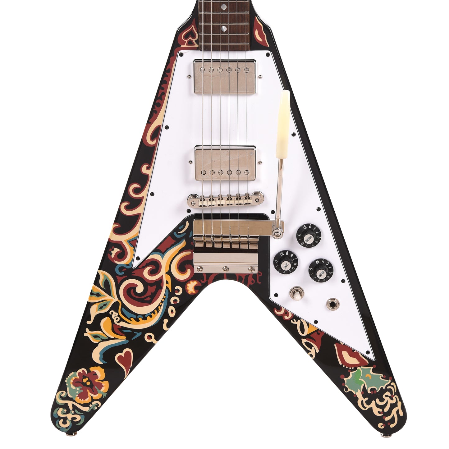 Epiphone Inspired by Gibson Custom Jimi Hendrix "Love Drops" Flying V Electric Guitars / Solid Body