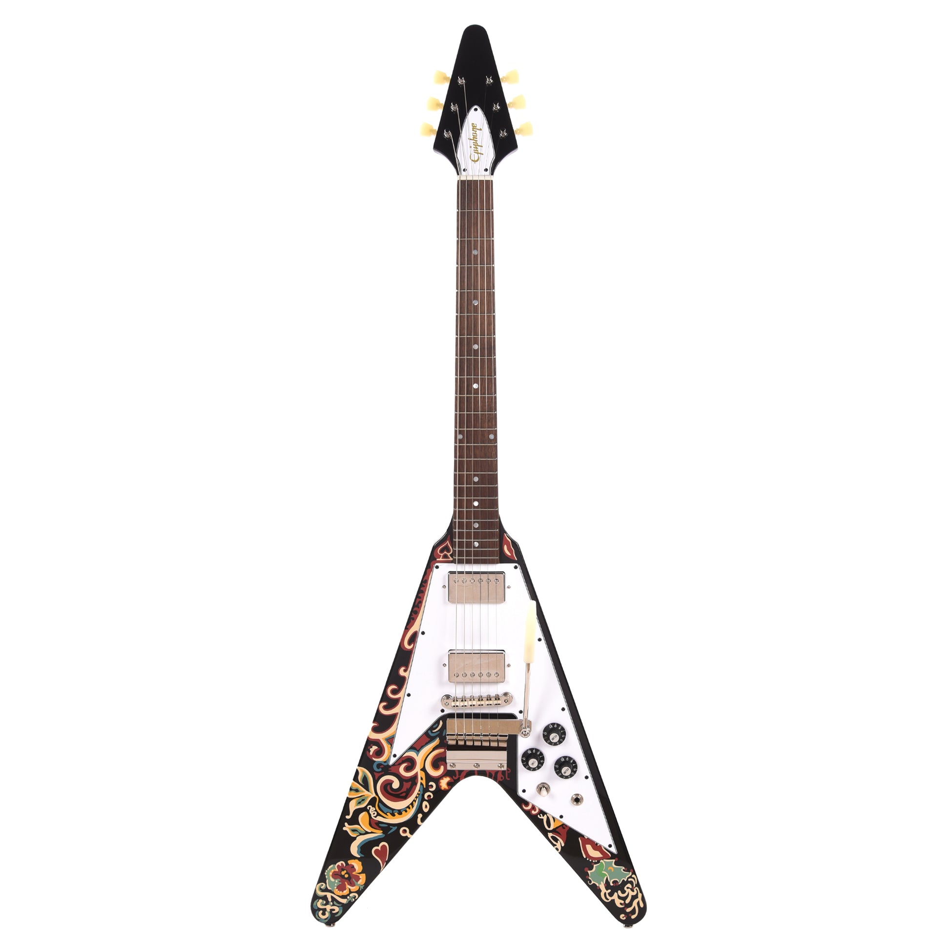 Epiphone Inspired by Gibson Custom Jimi Hendrix "Love Drops" Flying V Electric Guitars / Solid Body
