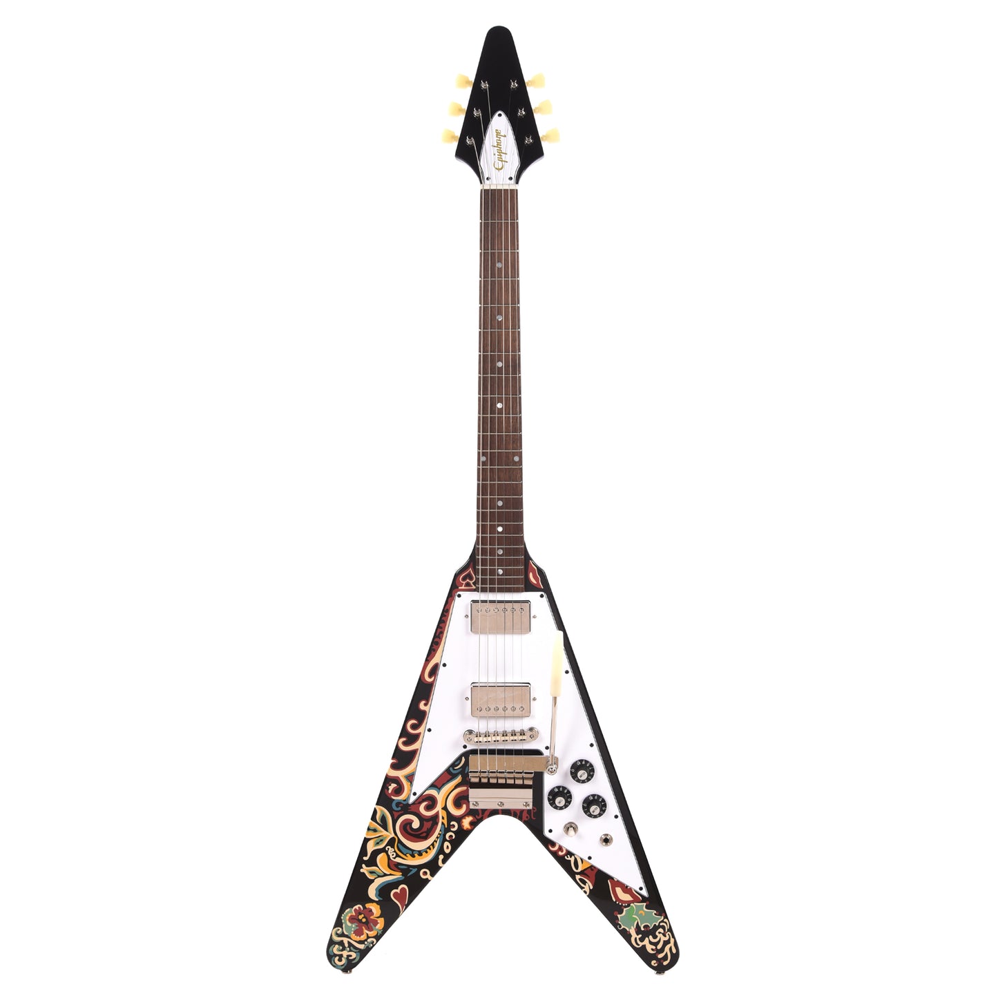 Epiphone Inspired by Gibson Custom Jimi Hendrix "Love Drops" Flying V Electric Guitars / Solid Body