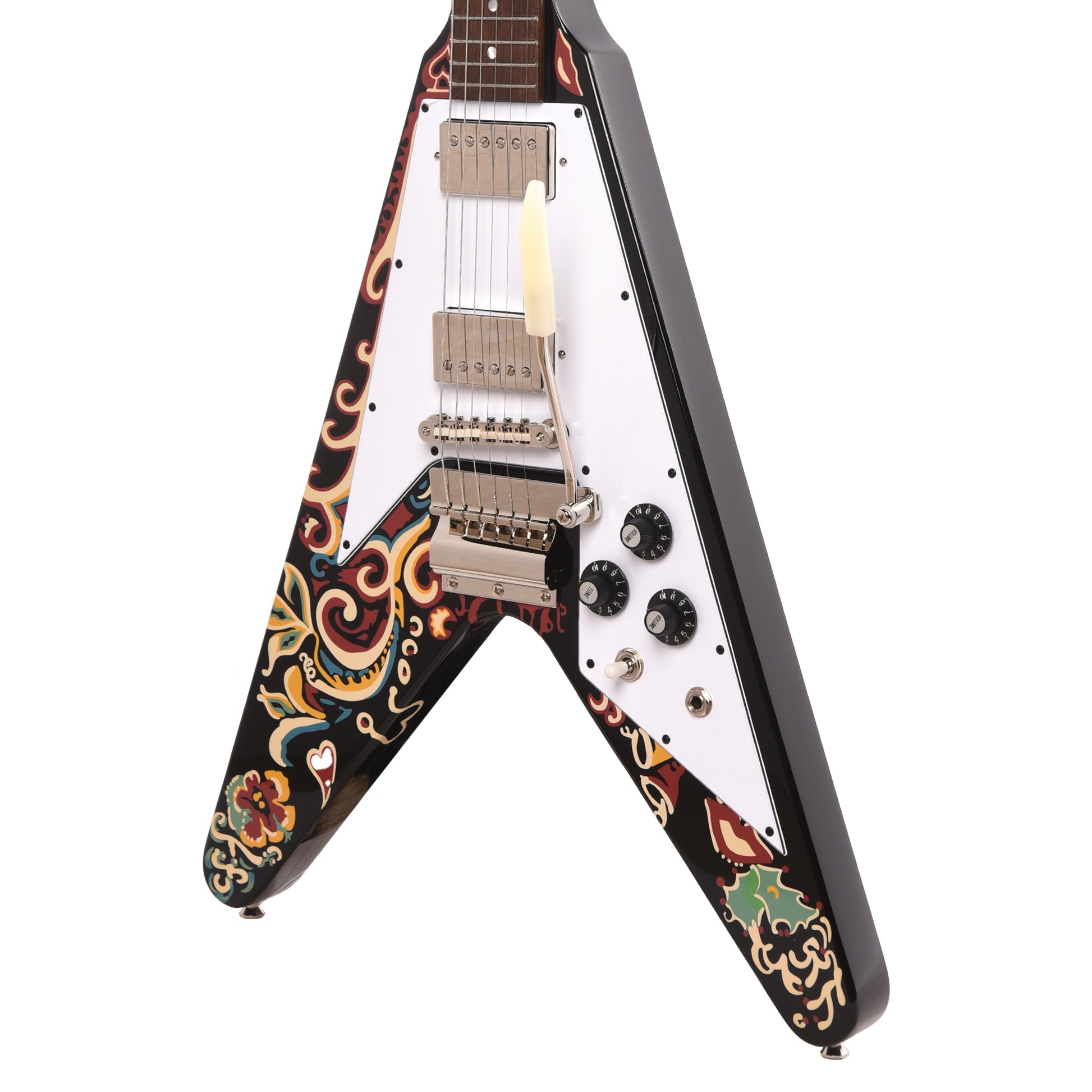 Epiphone Inspired by Gibson Custom Jimi Hendrix "Love Drops" Flying V Electric Guitars / Solid Body