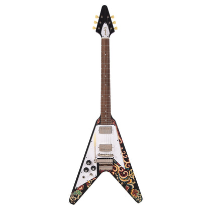Epiphone Inspired by Gibson Custom Jimi Hendrix "Love Drops" Flying V LEFTY Electric Guitars / Solid Body