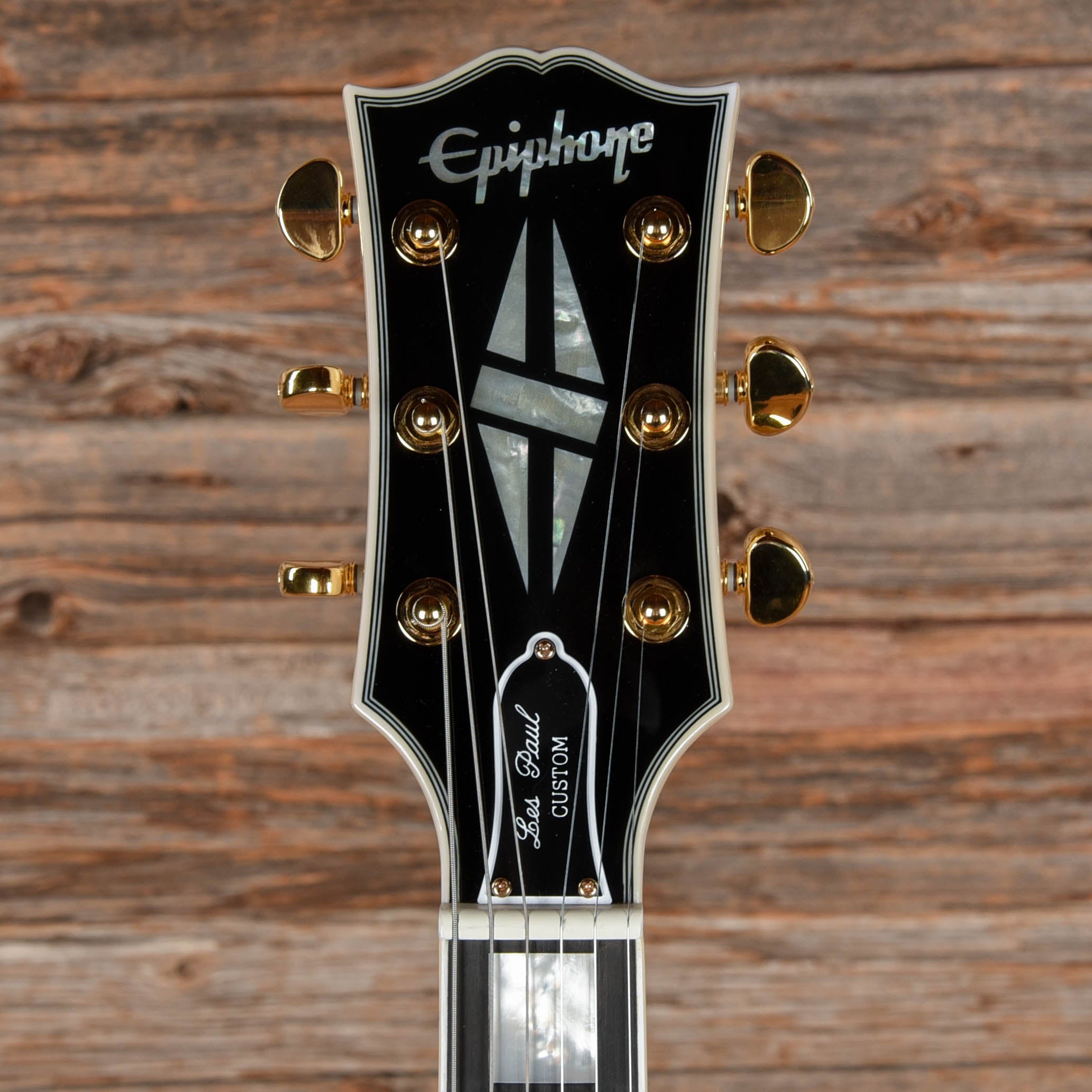 Epiphone Inspired by Gibson Custom Les Paul Custom Alpine White