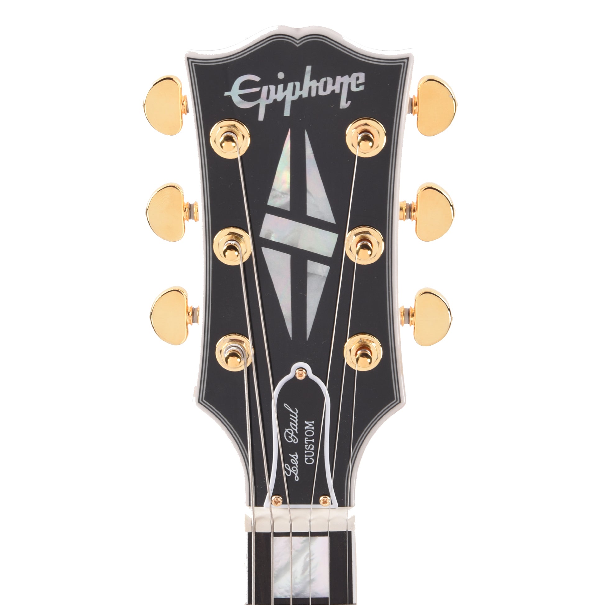 Epiphone Inspired by Gibson Custom Les Paul Custom Alpine White Electric Guitars / Solid Body