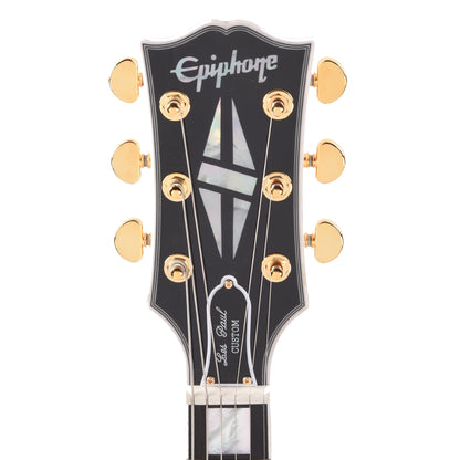 Epiphone Inspired by Gibson Custom Les Paul Custom Alpine White Electric Guitars / Solid Body