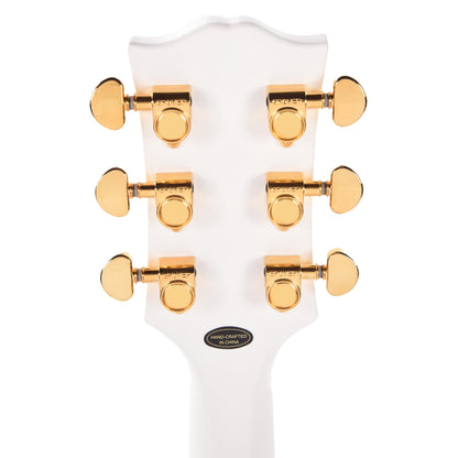 Epiphone Inspired by Gibson Custom Les Paul Custom Alpine White Electric Guitars / Solid Body