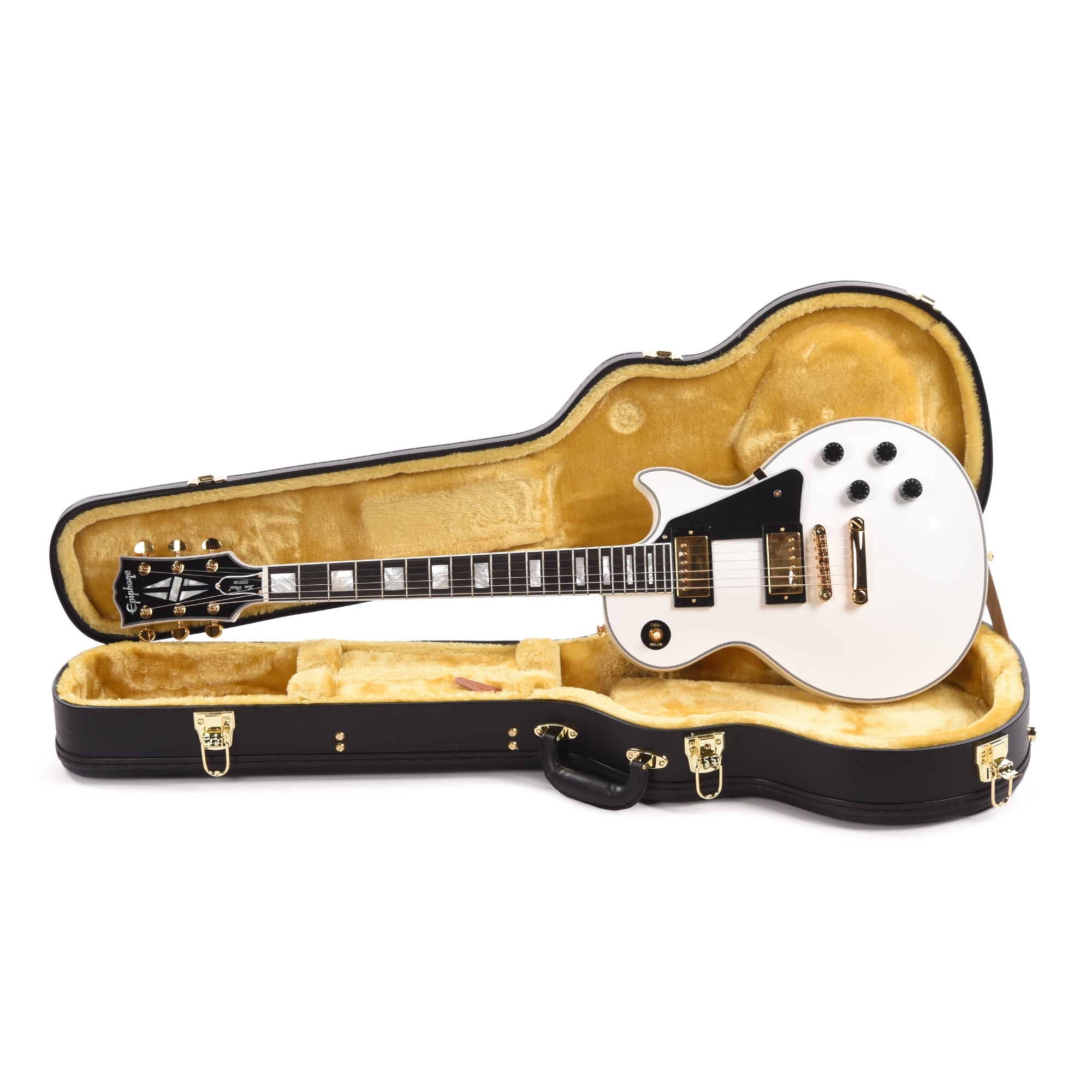 ギター Epiphone Inspired by Gibson Les Paul GT Epiphone Inspired by Gibson Custom Les Paul Custom Alpine White
