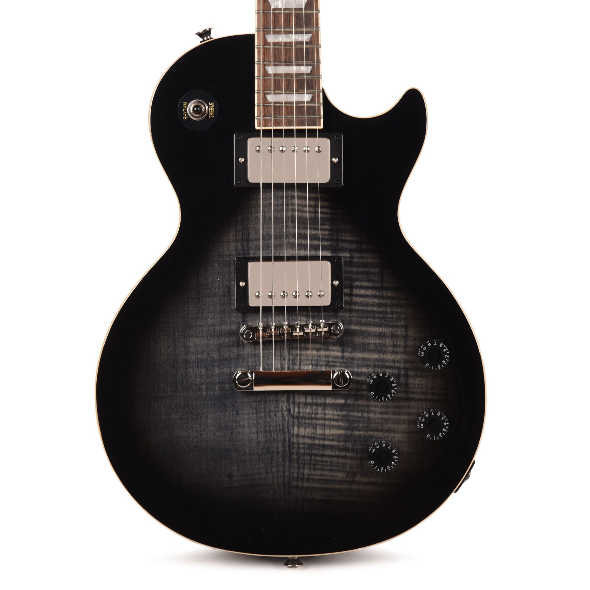 Epiphone Inspired by Gibson Modern Les Paul Tribute Plus Ebony Burst Electric Guitars / Solid Body