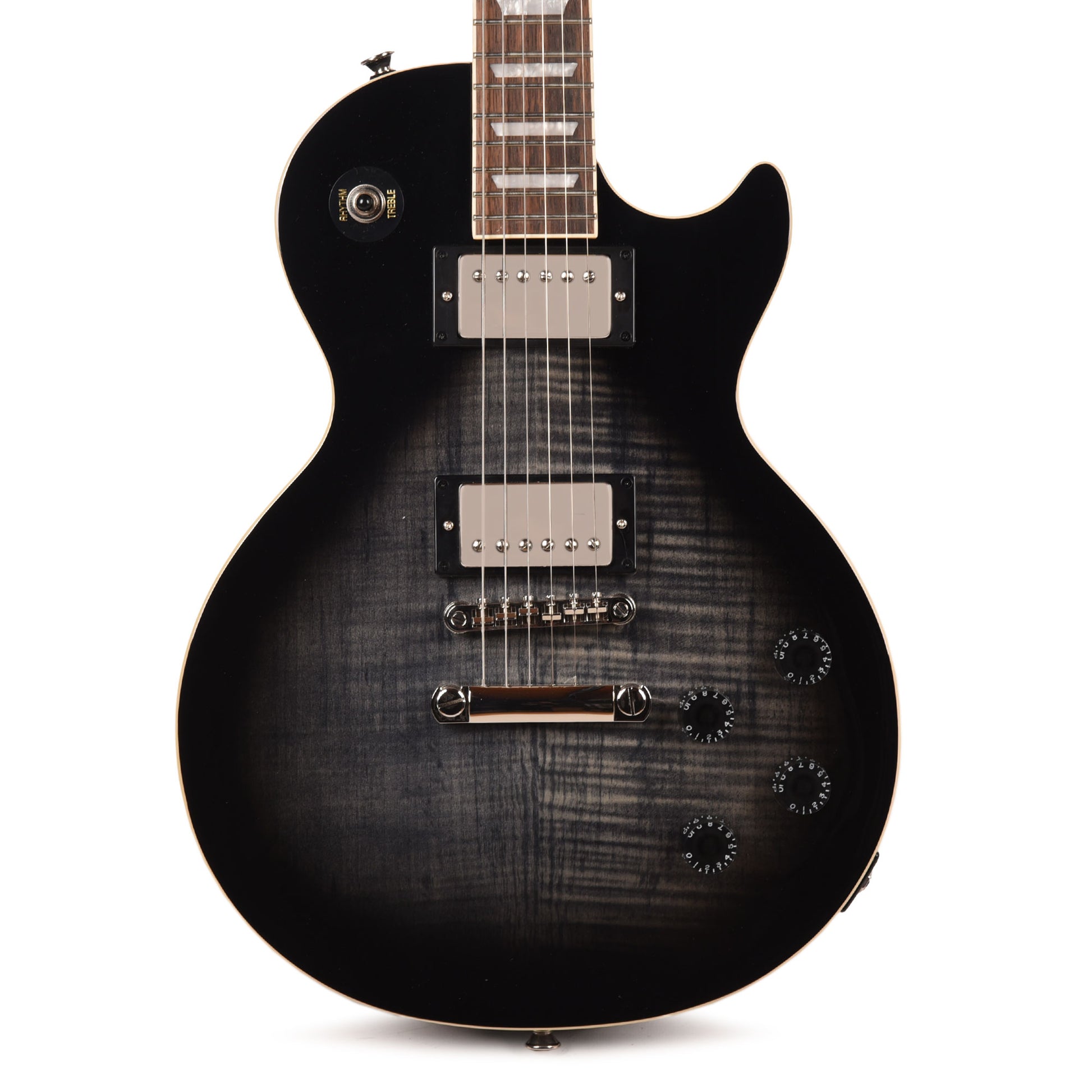 Epiphone Inspired by Gibson Modern Les Paul Tribute Plus Ebony Burst Electric Guitars / Solid Body