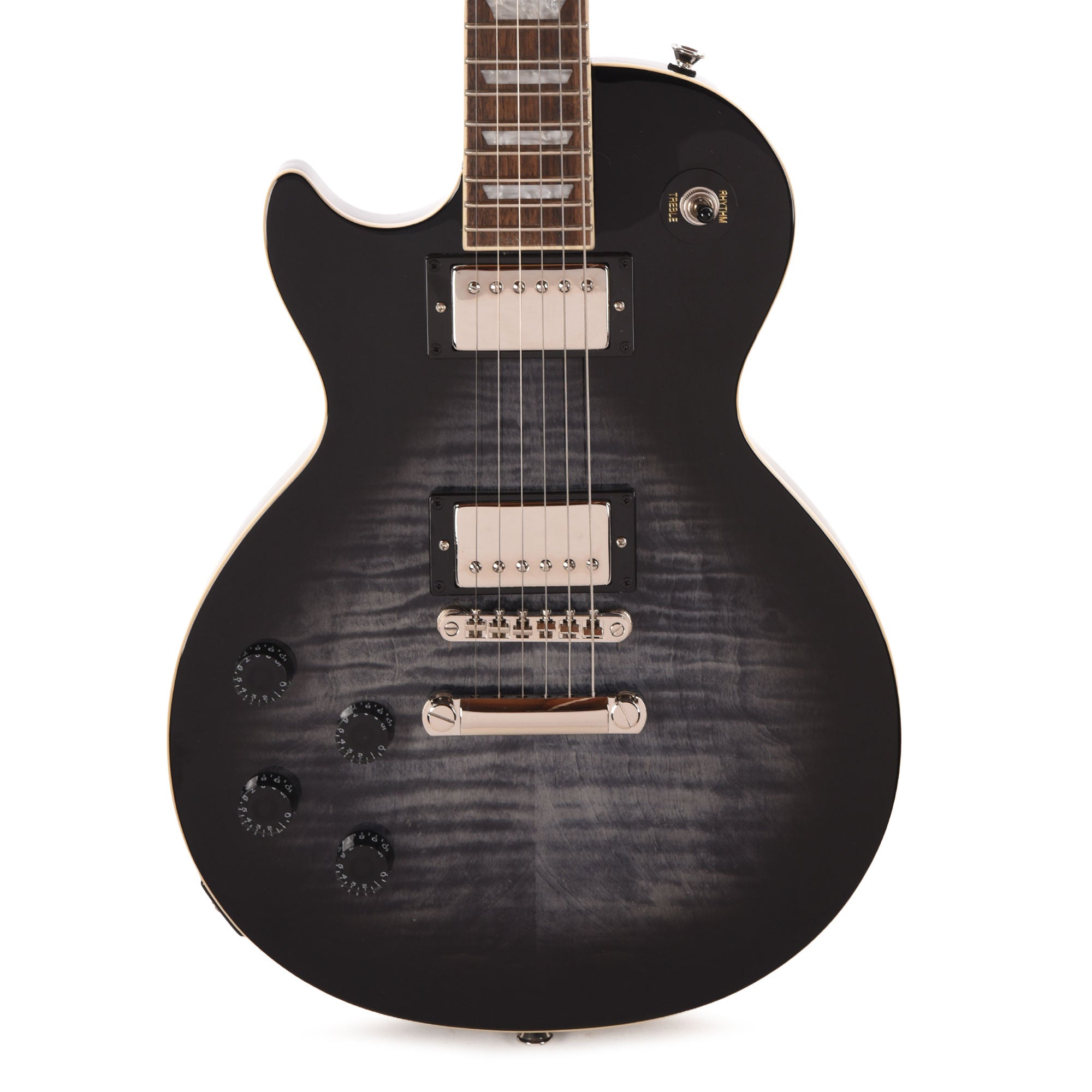 Epiphone Inspired by Gibson Modern Les Paul Tribute Plus LEFTY Ebony Burst Electric Guitars / Solid Body