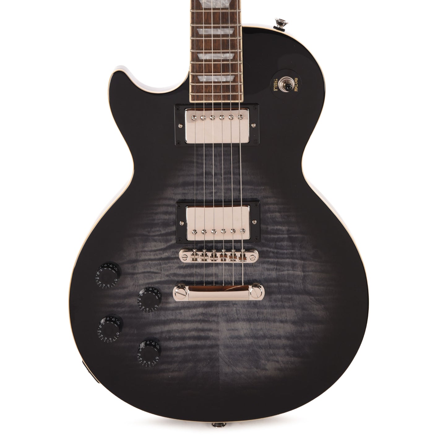 Epiphone Inspired by Gibson Modern Les Paul Tribute Plus LEFTY Ebony Burst Electric Guitars / Solid Body