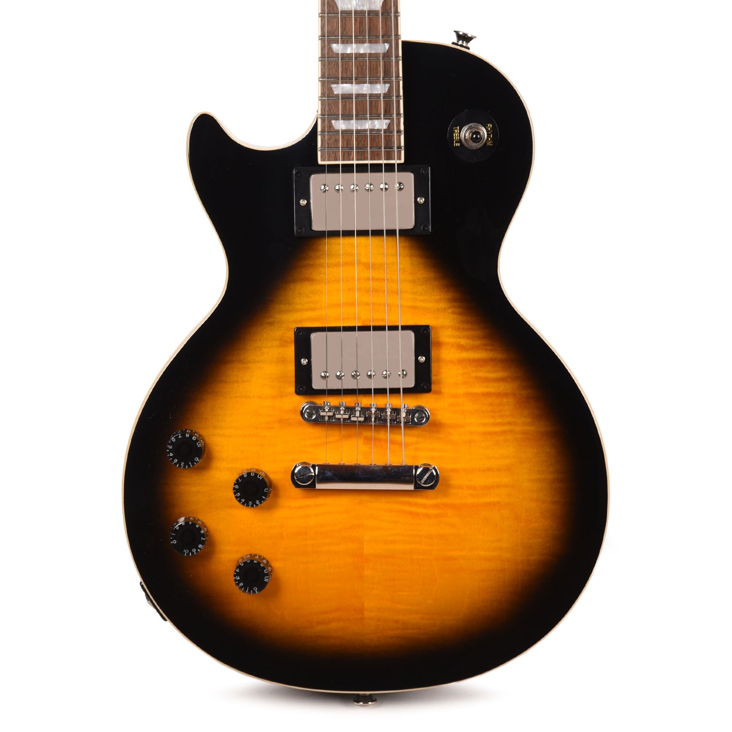 Epiphone Inspired by Gibson Modern Les Paul Tribute Plus LEFTY Vintage Sunburst Electric Guitars / Solid Body