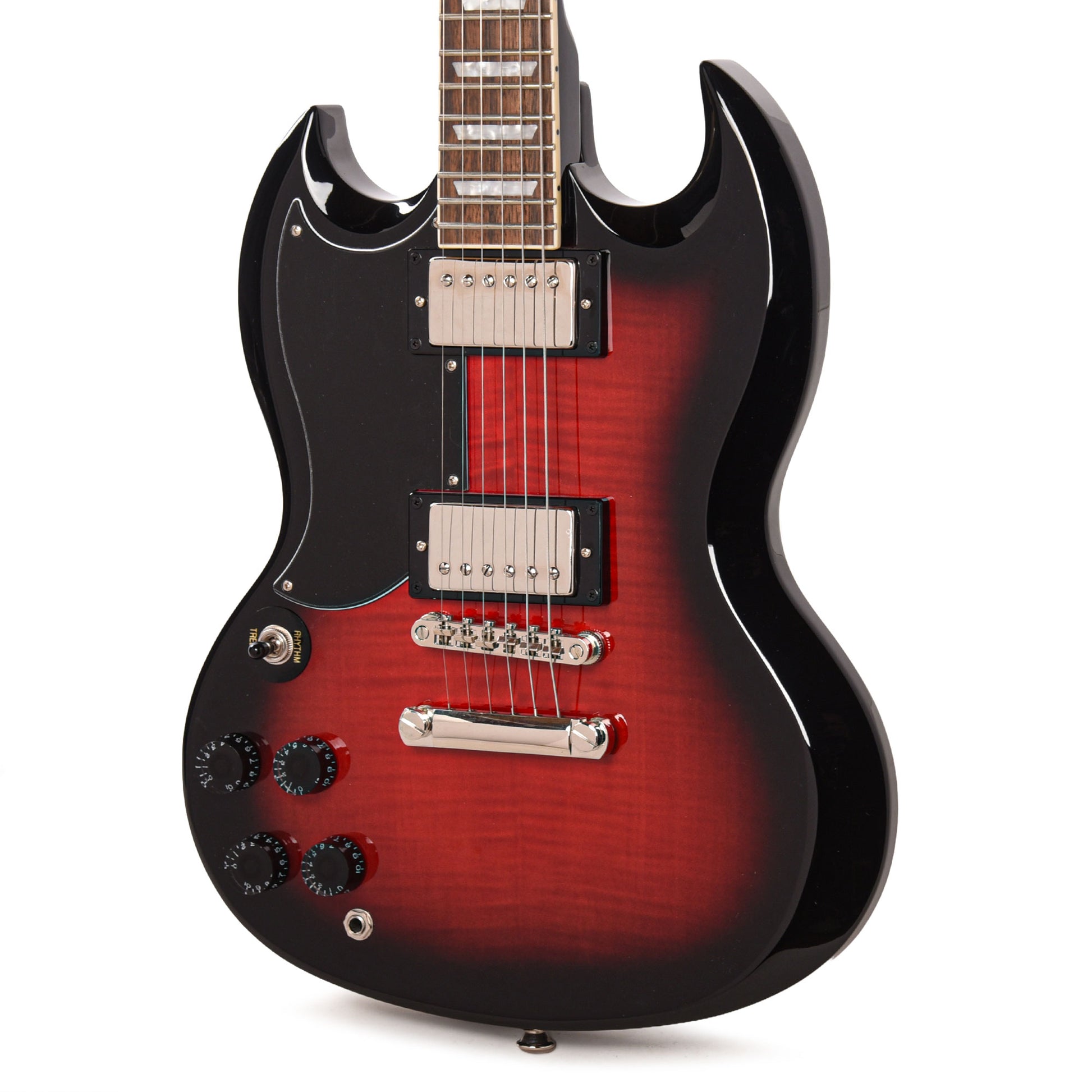 Epiphone Inspired by Gibson Modern SG Tribute Plus LEFTY Cherry Burst Electric Guitars / Solid Body