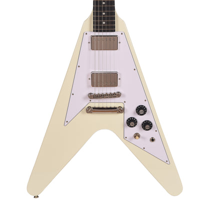 Epiphone Inspired by Gibson Original Flying V '70s Classic White Electric Guitars / Solid Body