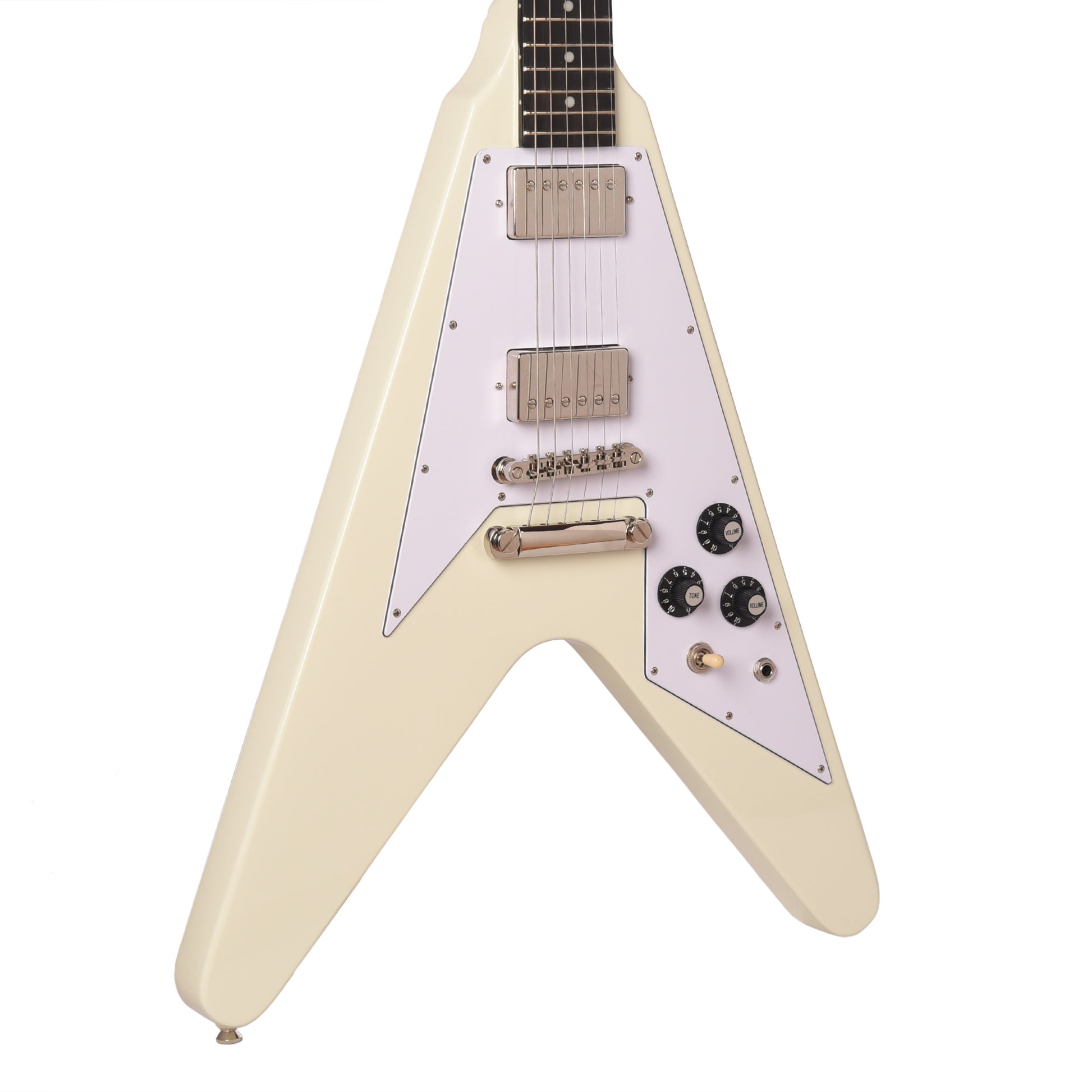 Epiphone Inspired by Gibson Original Flying V '70s Classic White Electric Guitars / Solid Body