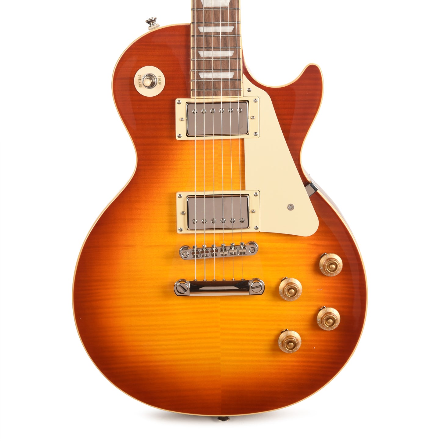 Epiphone Inspired by Gibson Original Les Paul Standard '50s Figured Washed Cherry Sunburst Electric Guitars / Solid Body