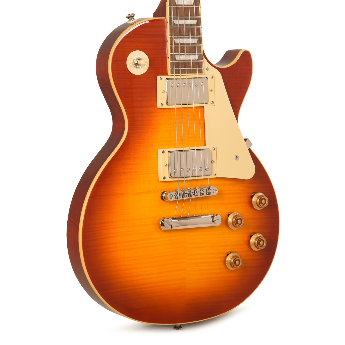 Epiphone Inspired by Gibson Original Les Paul Standard '50s Figured Washed Cherry Sunburst Electric Guitars / Solid Body