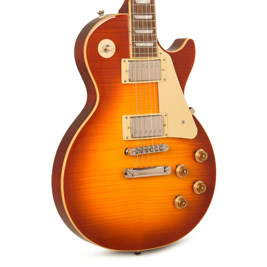 Epiphone Inspired by Gibson Original Les Paul Standard '50s Figured Washed Cherry Sunburst Electric Guitars / Solid Body
