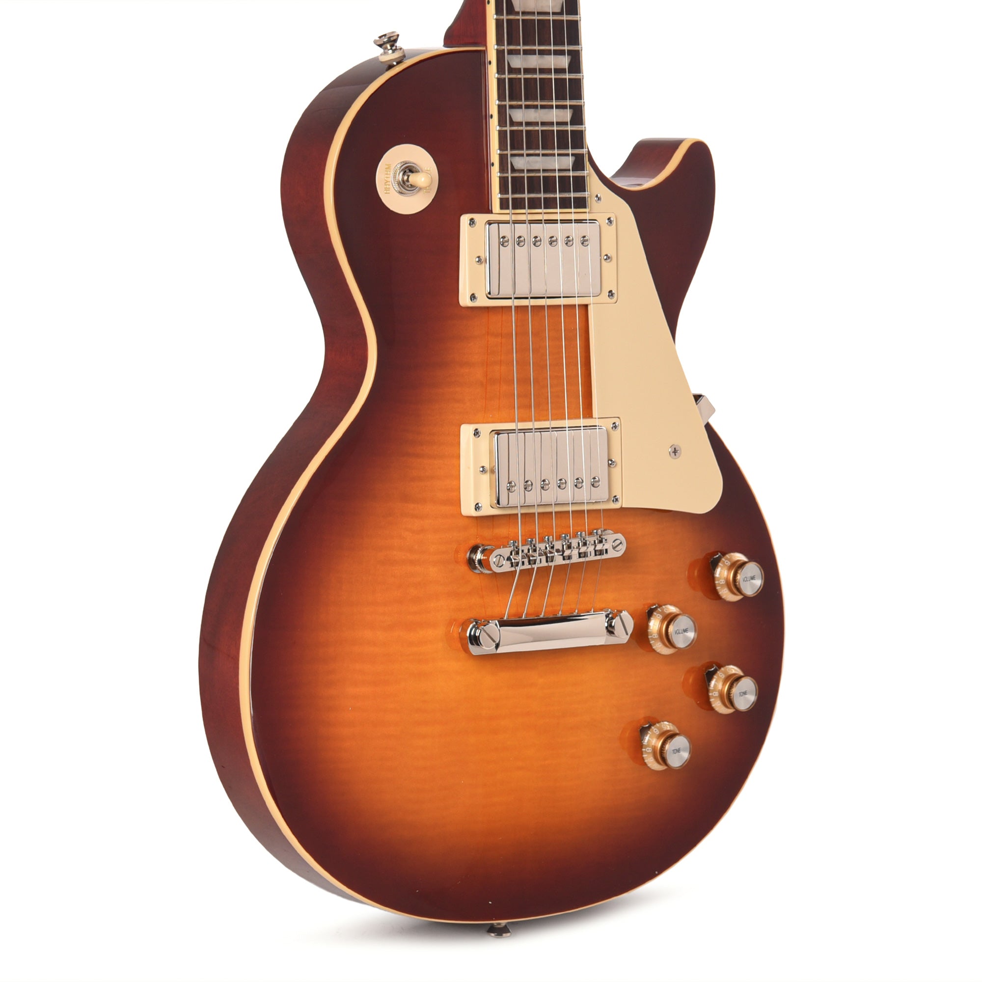 Epiphone Inspired by Gibson Original Les Paul Standard '60s Figured Iced Tea Burst Electric Guitars / Solid Body