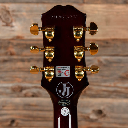 Epiphone Jerry Cantrell "Wino" Les Paul Custom Wine Red 2022 Electric Guitars / Solid Body