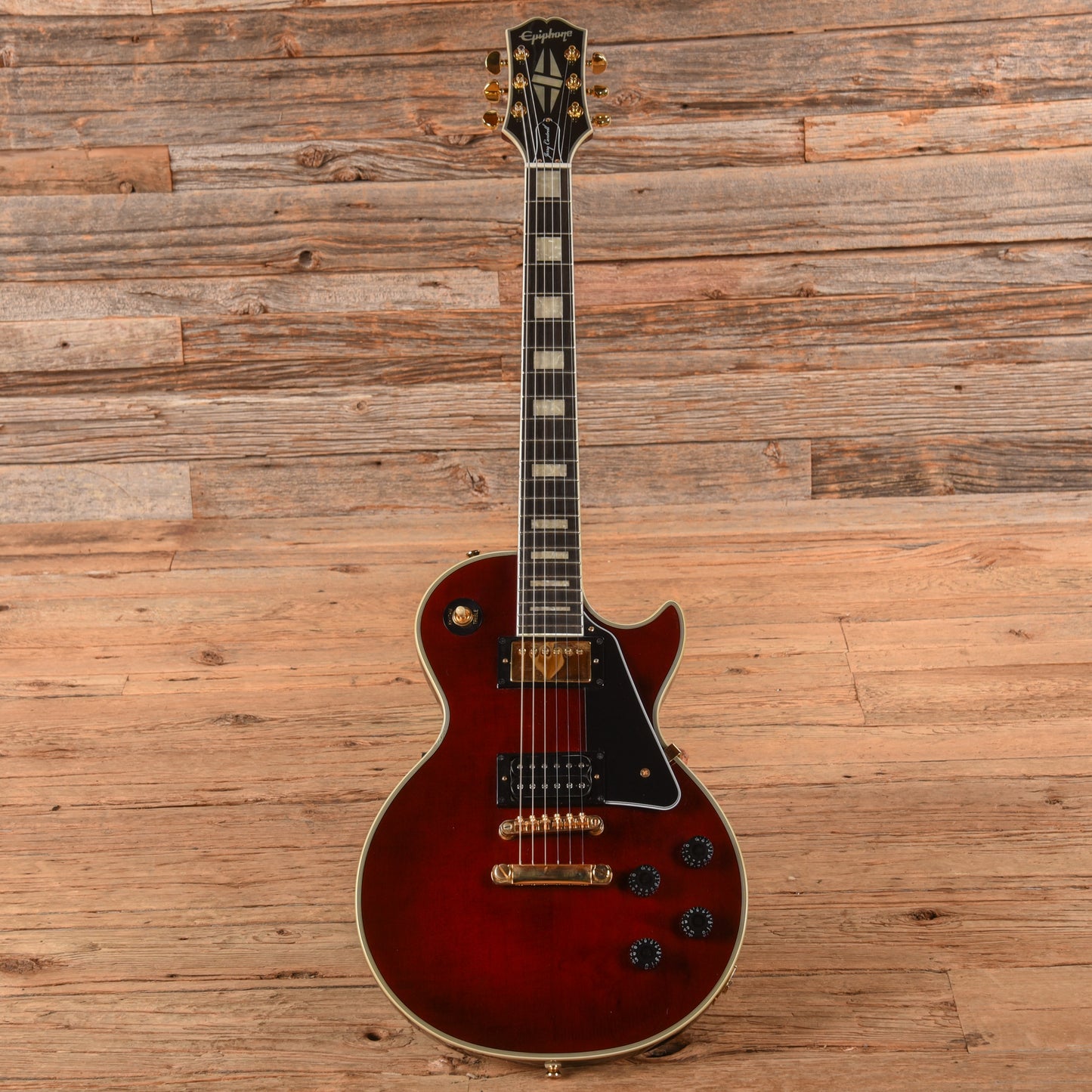 Epiphone Jerry Cantrell "Wino" Les Paul Custom Wine Red 2023 Electric Guitars / Solid Body