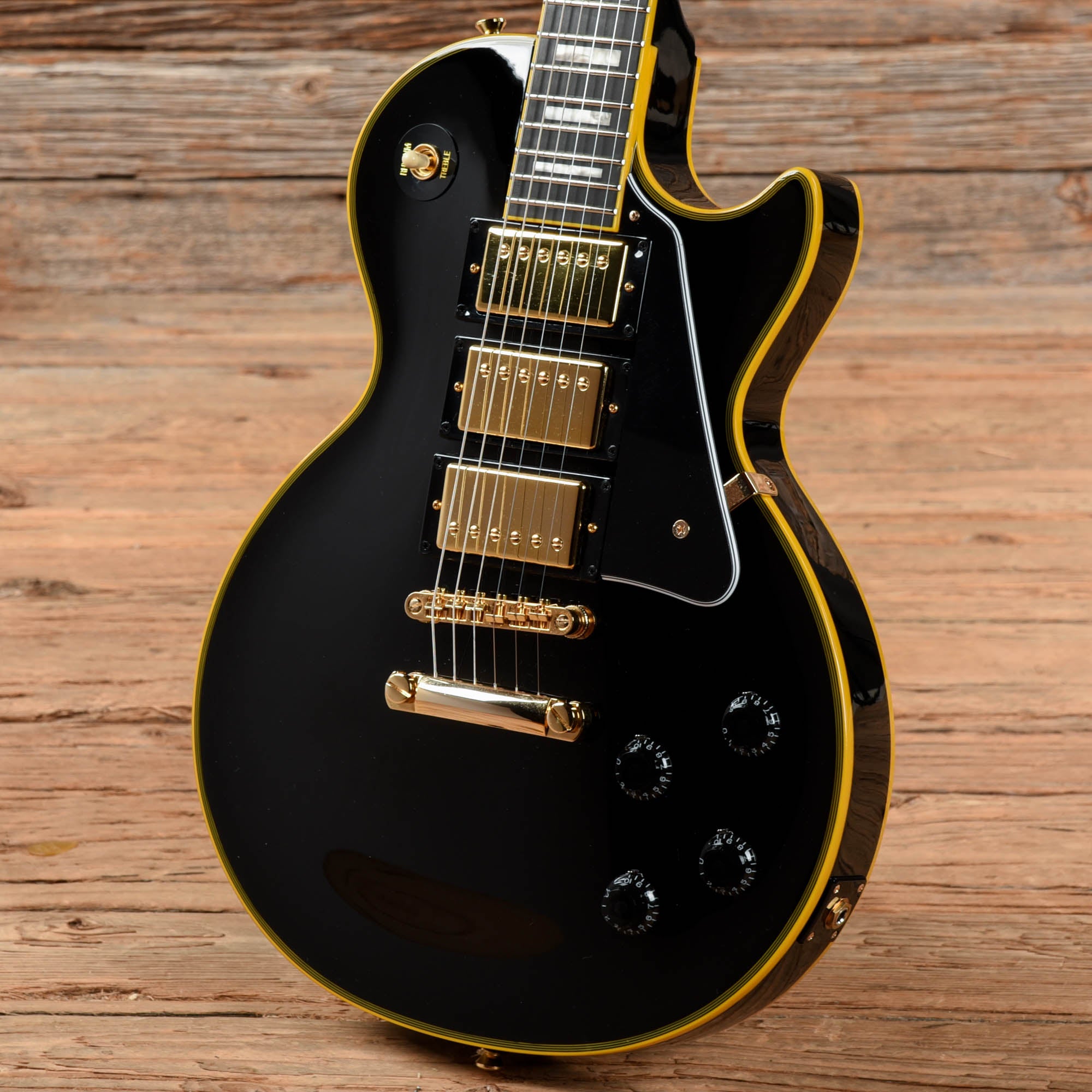 Epiphone Joe Bonamassa Black Beauty Les Paul Custom Ebony 2020 Electric Guitars / Solid Body