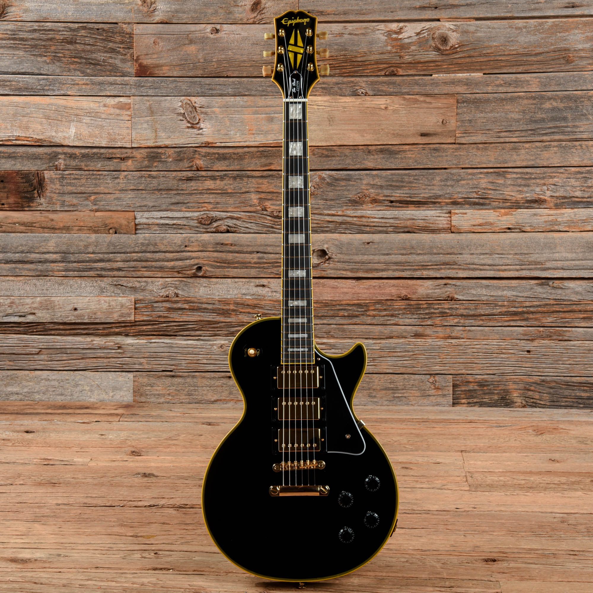 Epiphone Joe Bonamassa Black Beauty Les Paul Custom Ebony 2020 Electric Guitars / Solid Body