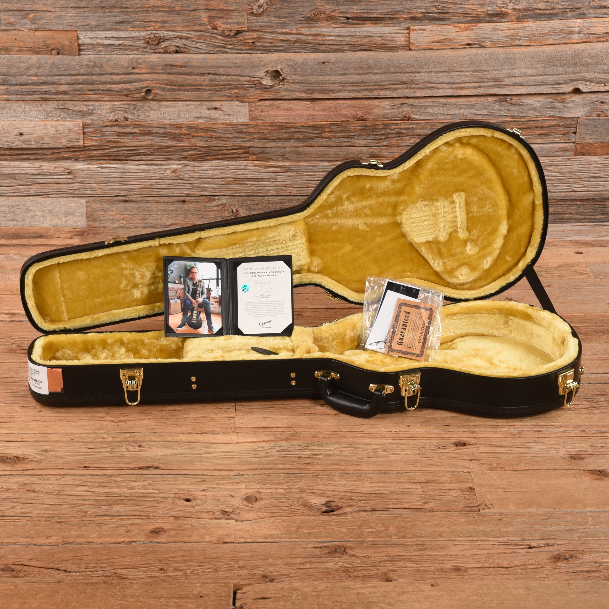 Epiphone Joe Bonamassa Black Beauty Les Paul Custom Ebony 2020 Electric Guitars / Solid Body