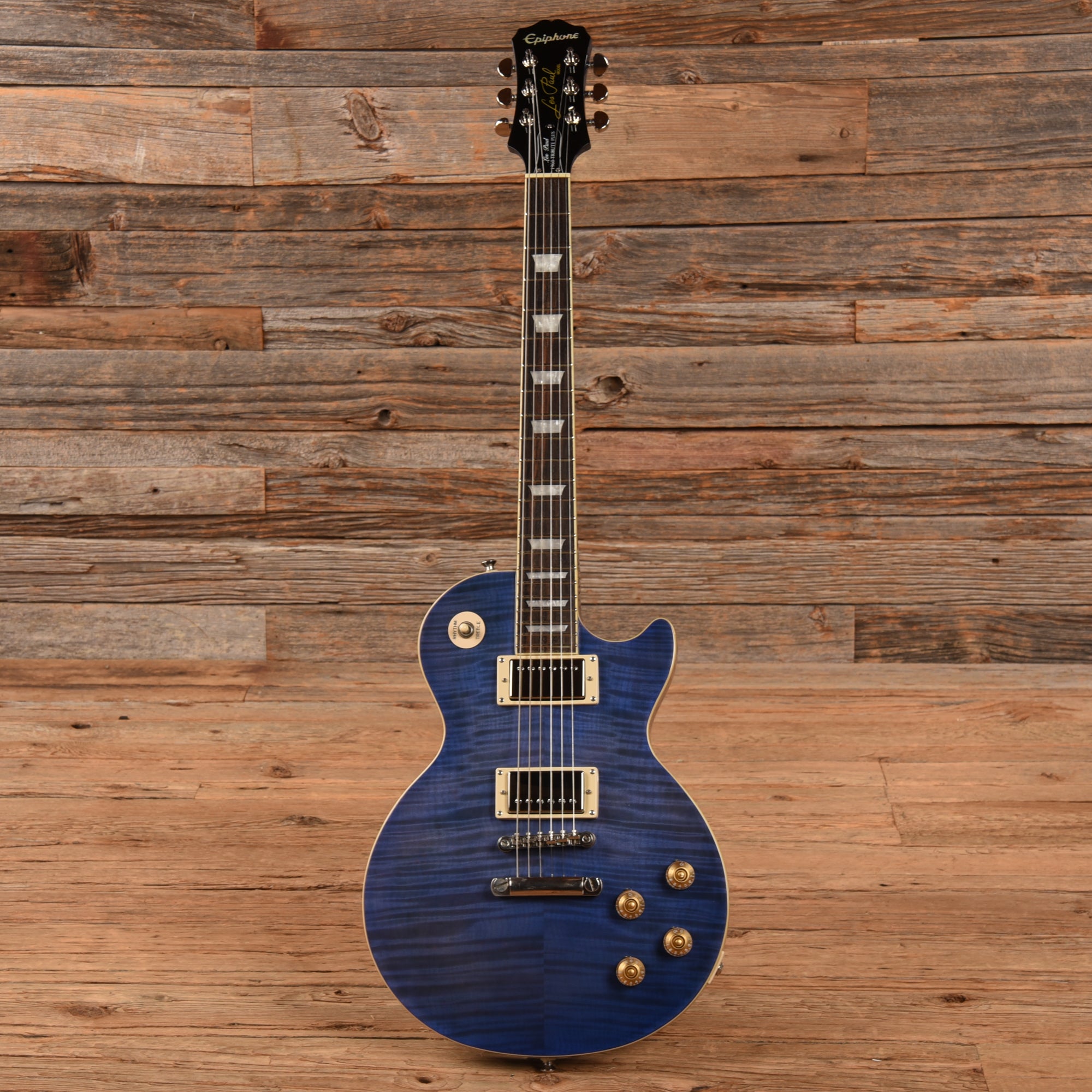 Epiphone Les Paul 1960 Tribute Plus Blue 2005 Electric Guitars / Solid Body