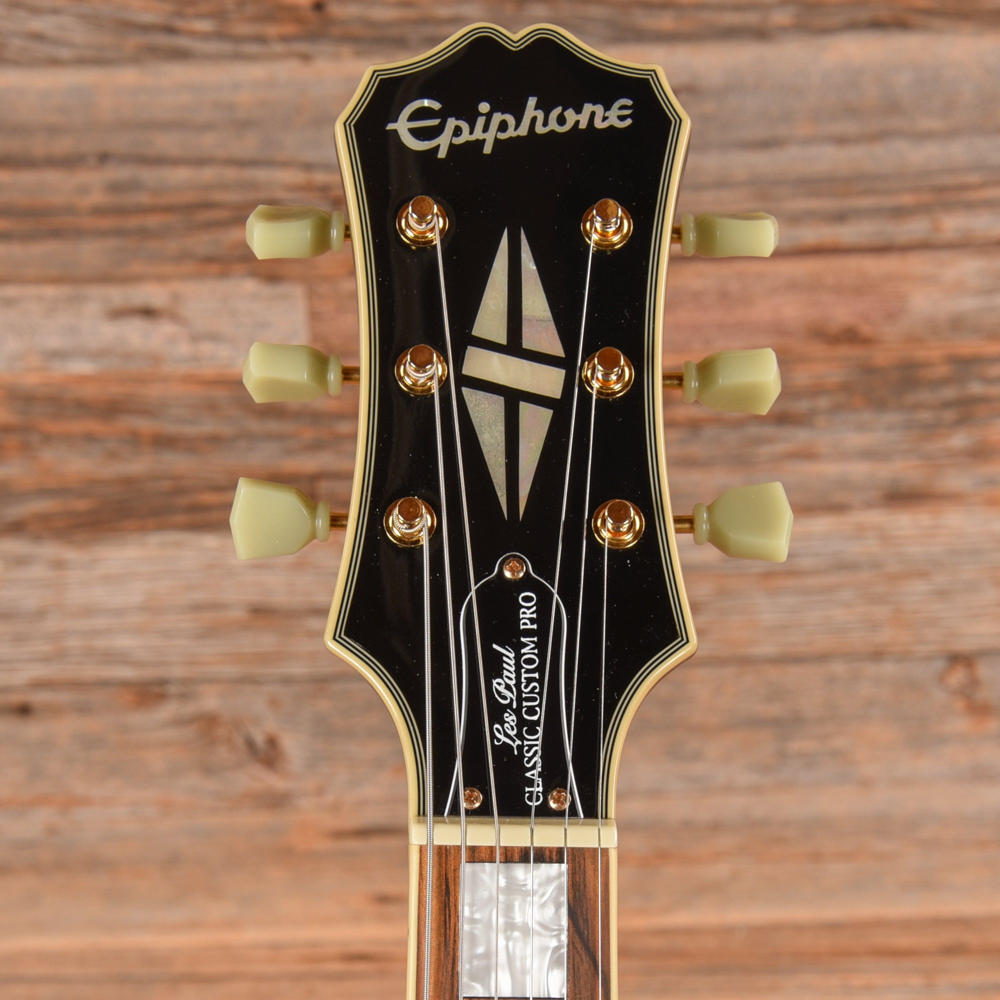 Epiphone Les Paul Classic Custom Pro Ebony 2017 Electric Guitars / Solid Body