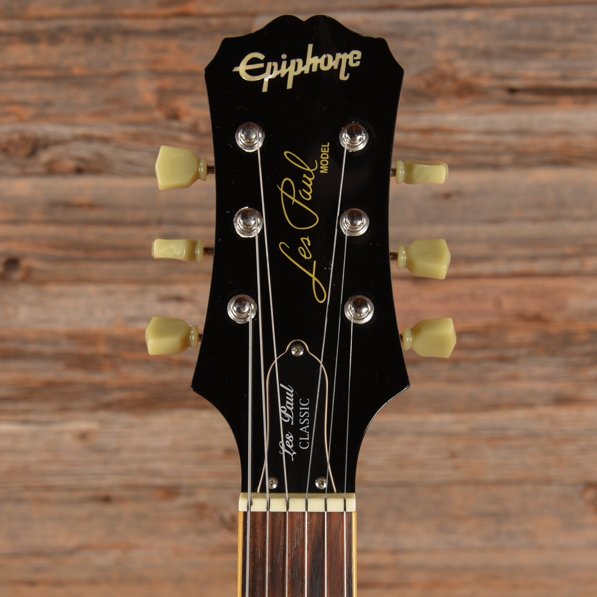 Epiphone Les Paul Classic Quilt Top Amber 2005 Electric Guitars / Solid Body