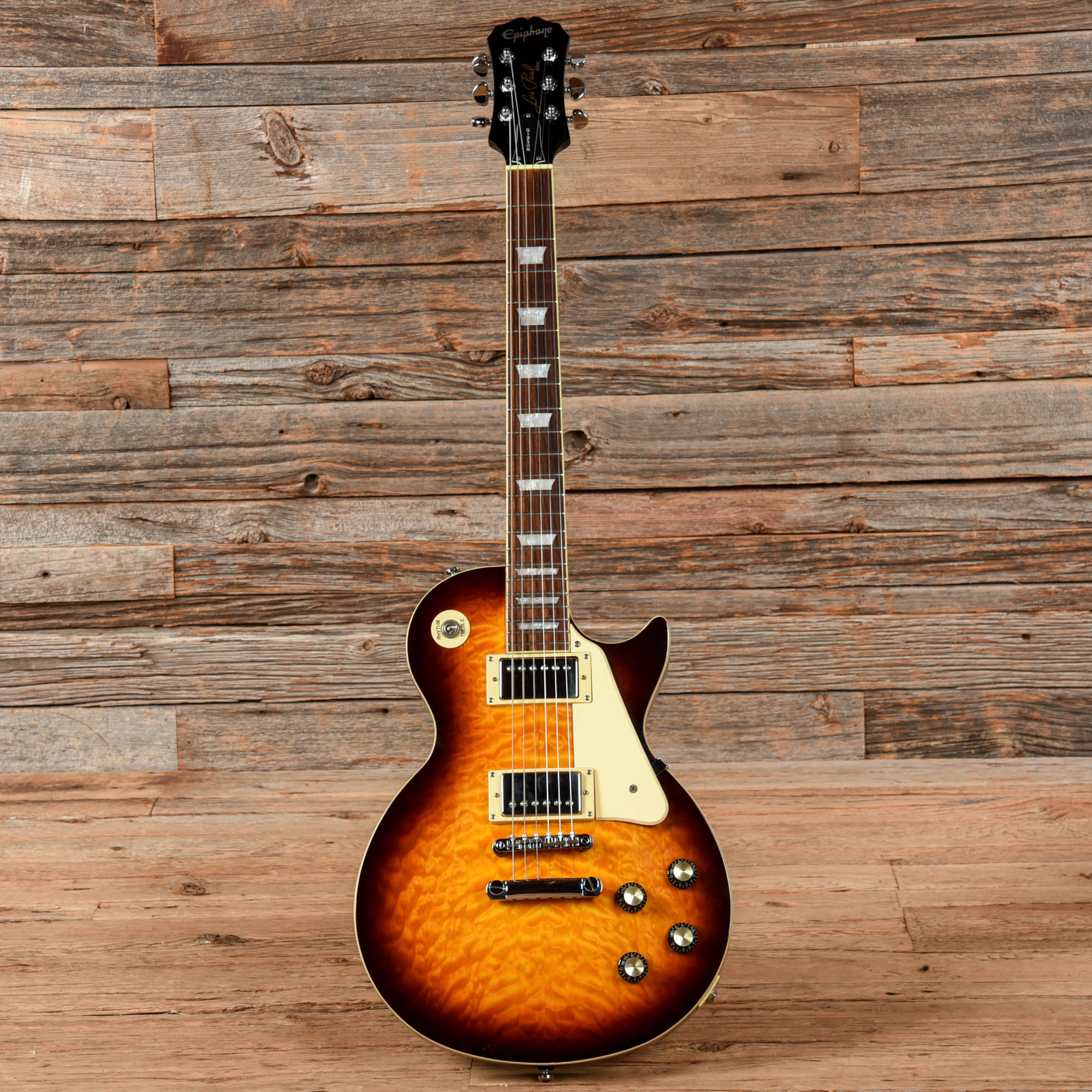 Epiphone Les Paul Classic Quilt Top Sunburst 2003 Electric Guitars / Solid Body