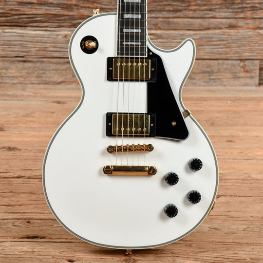 Epiphone Les Paul Custom Alpine White 2022 Electric Guitars / Solid Body