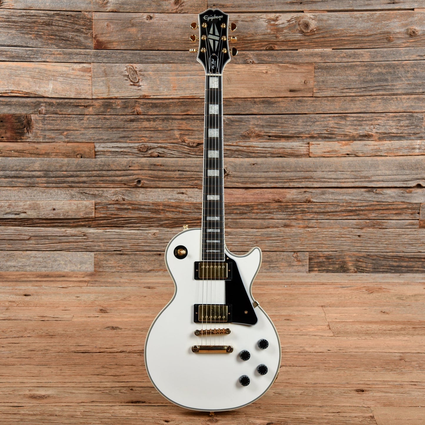 Epiphone Les Paul Custom Alpine White 2022 Electric Guitars / Solid Body