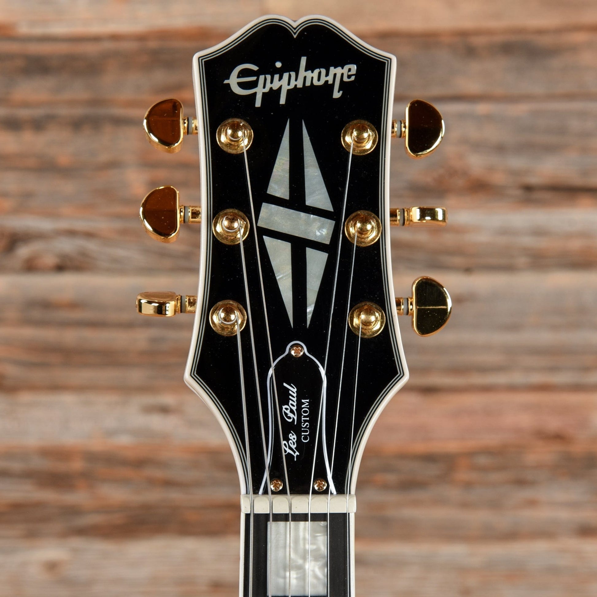 Epiphone Les Paul Custom Alpine White 2022 Electric Guitars / Solid Body