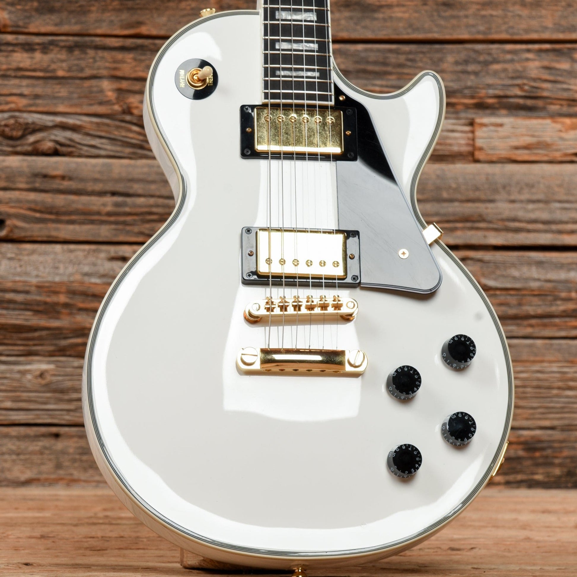 Epiphone Les Paul Custom Alpine White 2022 Electric Guitars / Solid Body