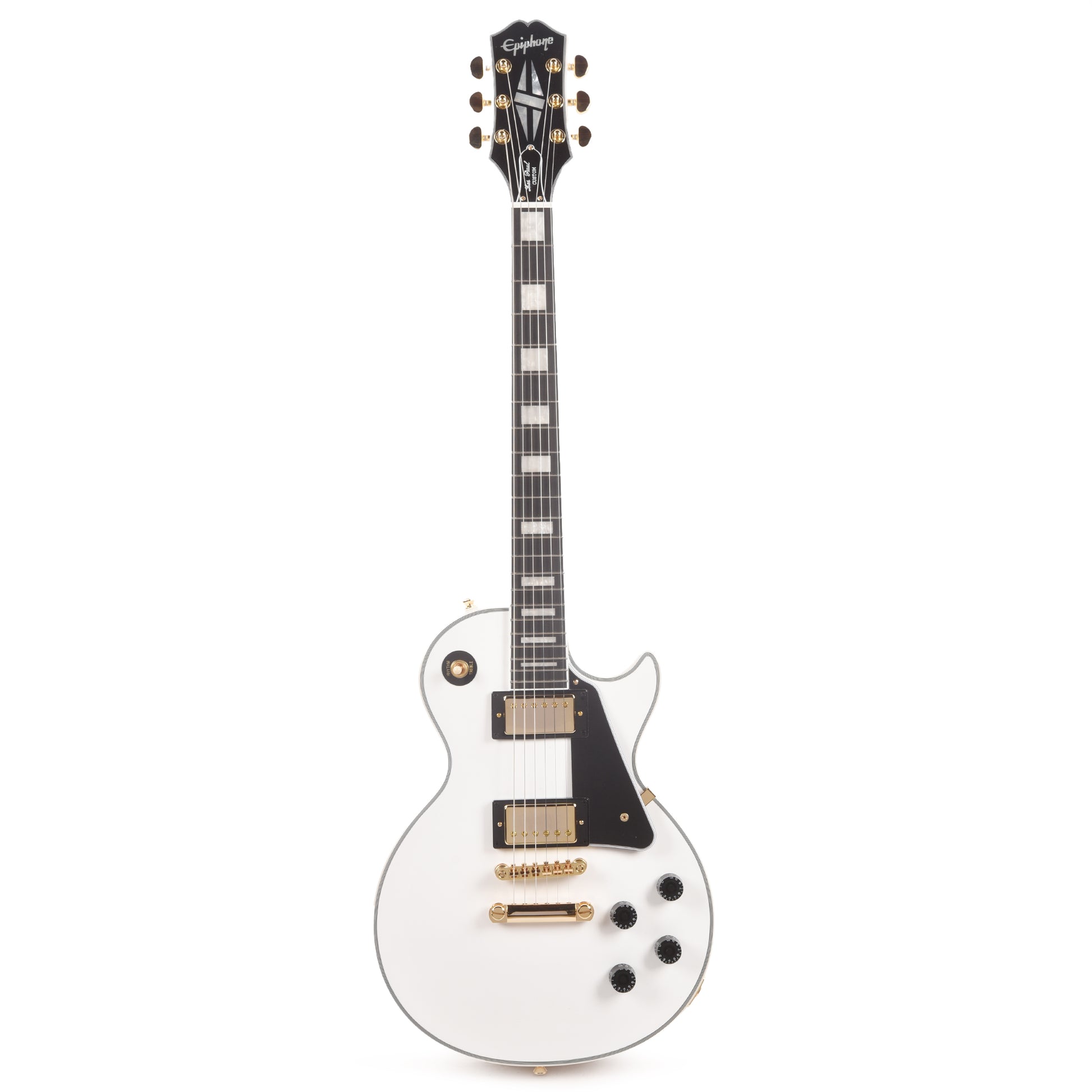 Epiphone Les Paul Custom Alpine White Electric Guitars / Solid Body