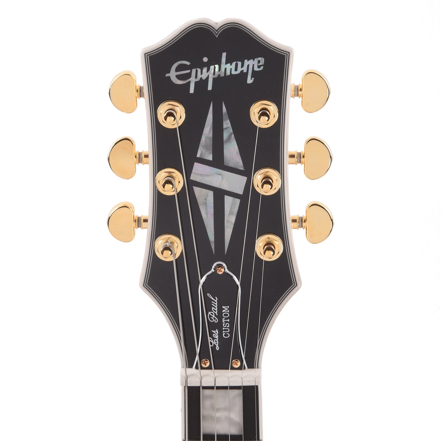 Epiphone Les Paul Custom Alpine White Electric Guitars / Solid Body