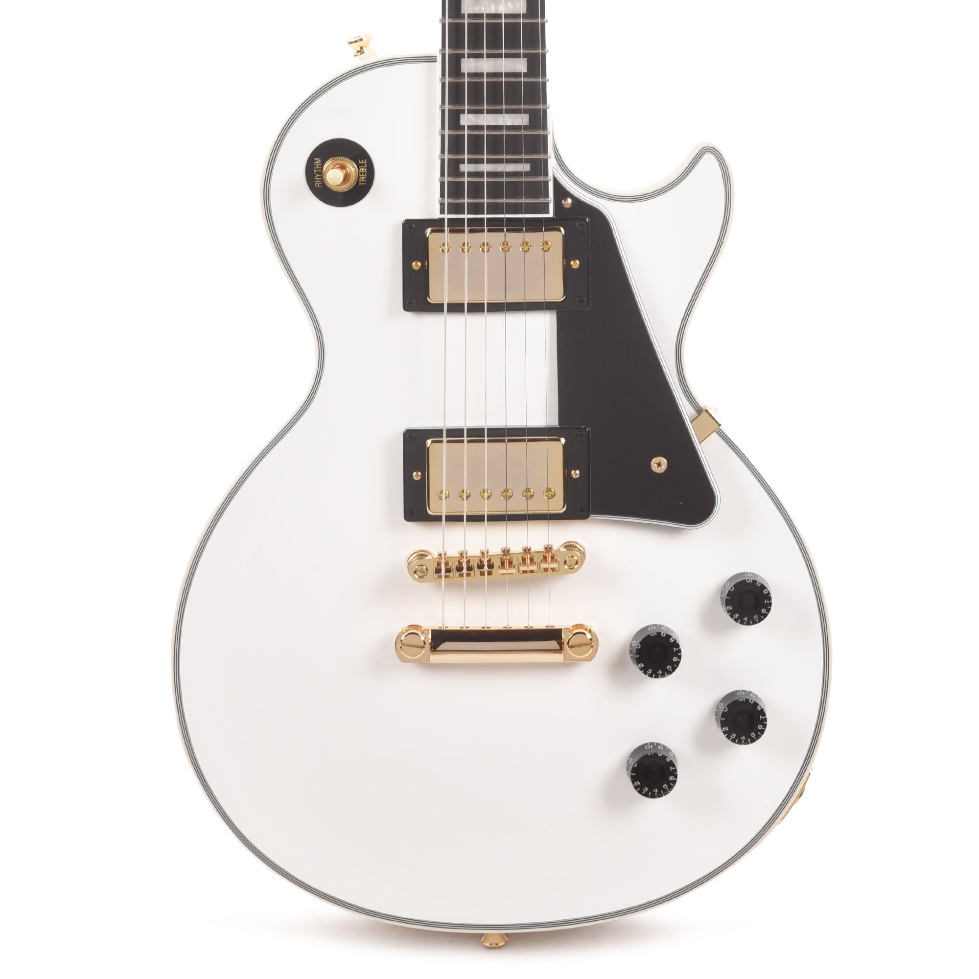 Epiphone Les Paul Custom Alpine White Electric Guitars / Solid Body