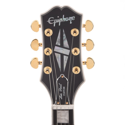 Epiphone Les Paul Custom Alpine White Electric Guitars / Solid Body