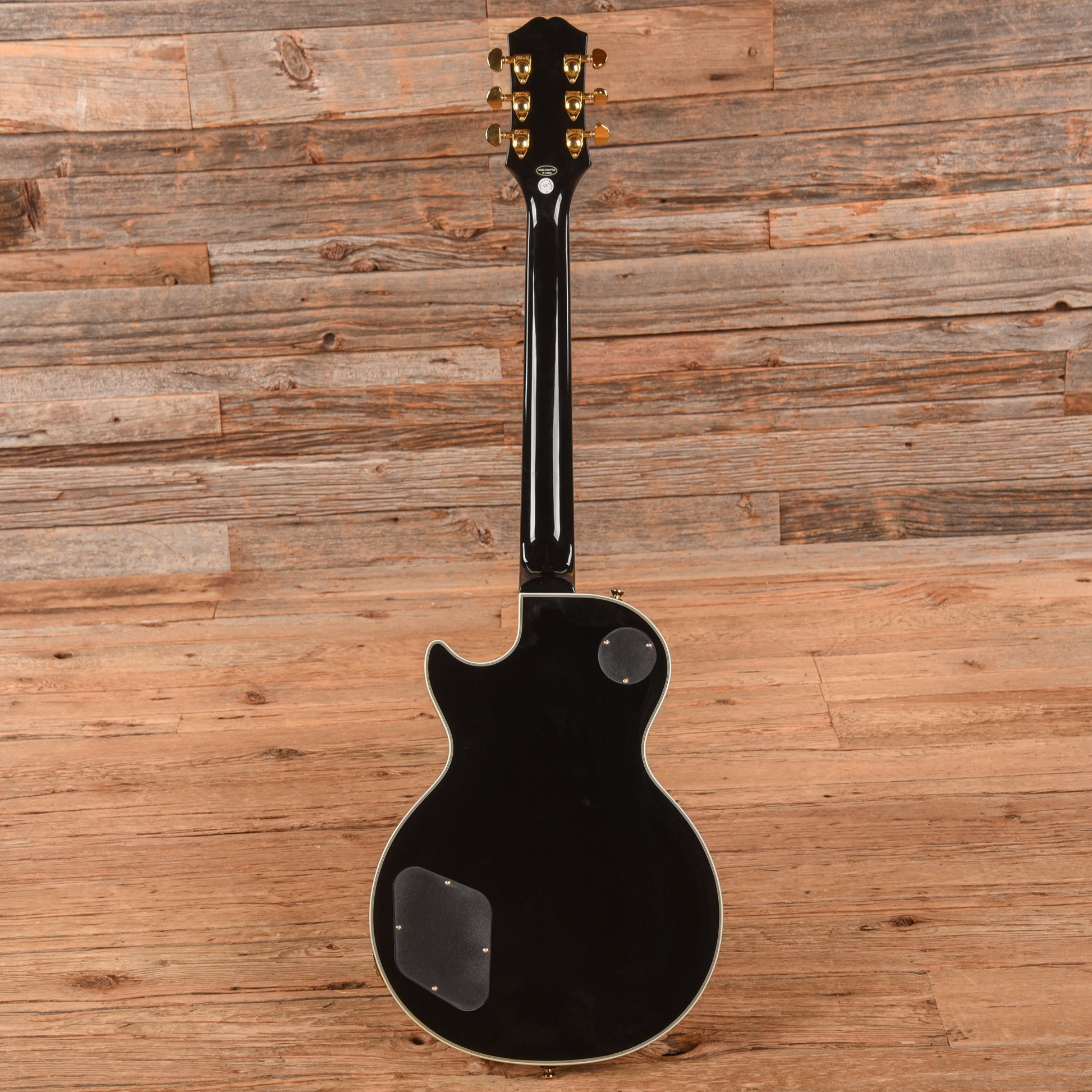 Epiphone Les Paul Custom Blackback Pro Antique Ivory 2021 Electric Guitars / Solid Body