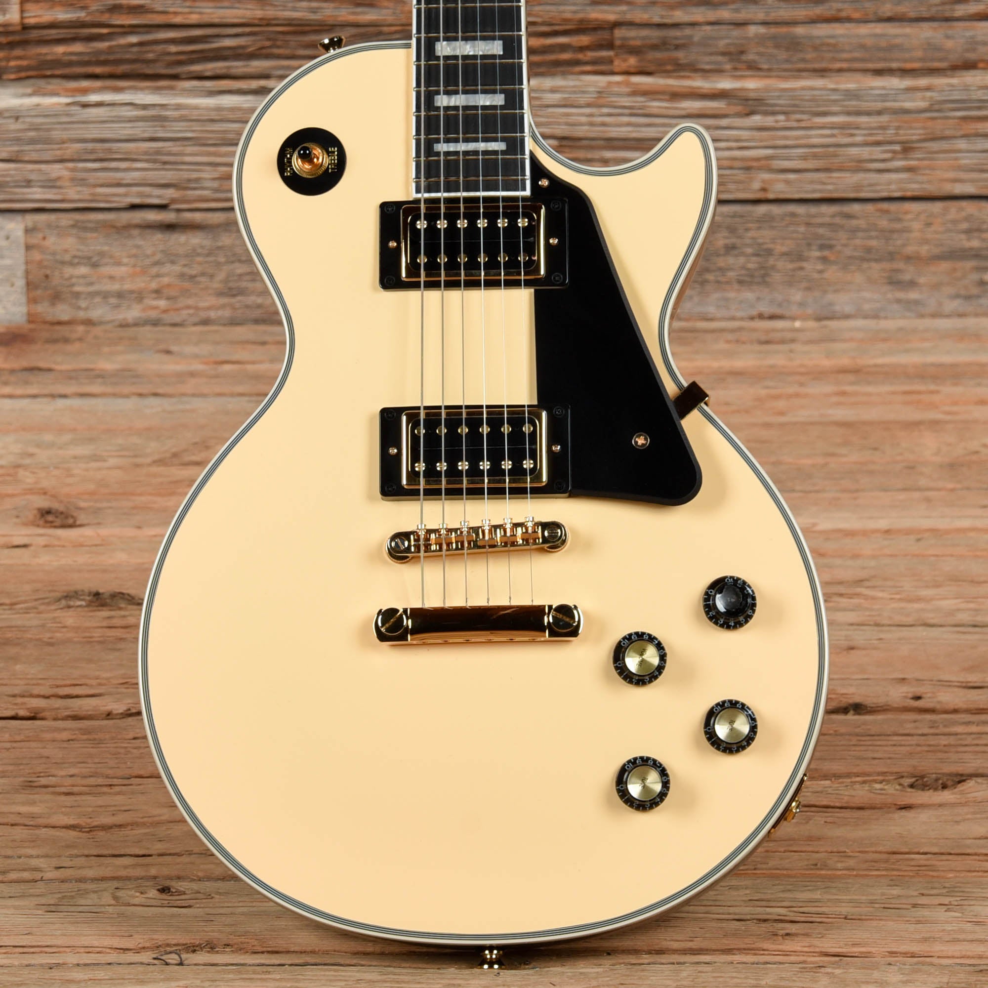 Epiphone Les Paul Custom Blackback Pro Cream 2023 – Chicago Music