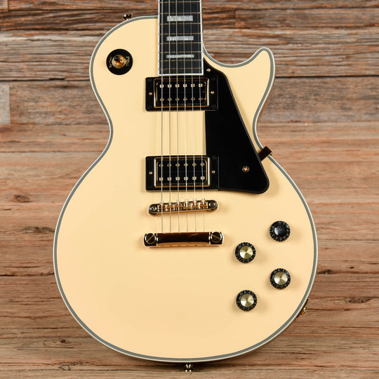 Epiphone Les Paul Custom Blackback Pro Cream 2023 Electric Guitars / Solid Body