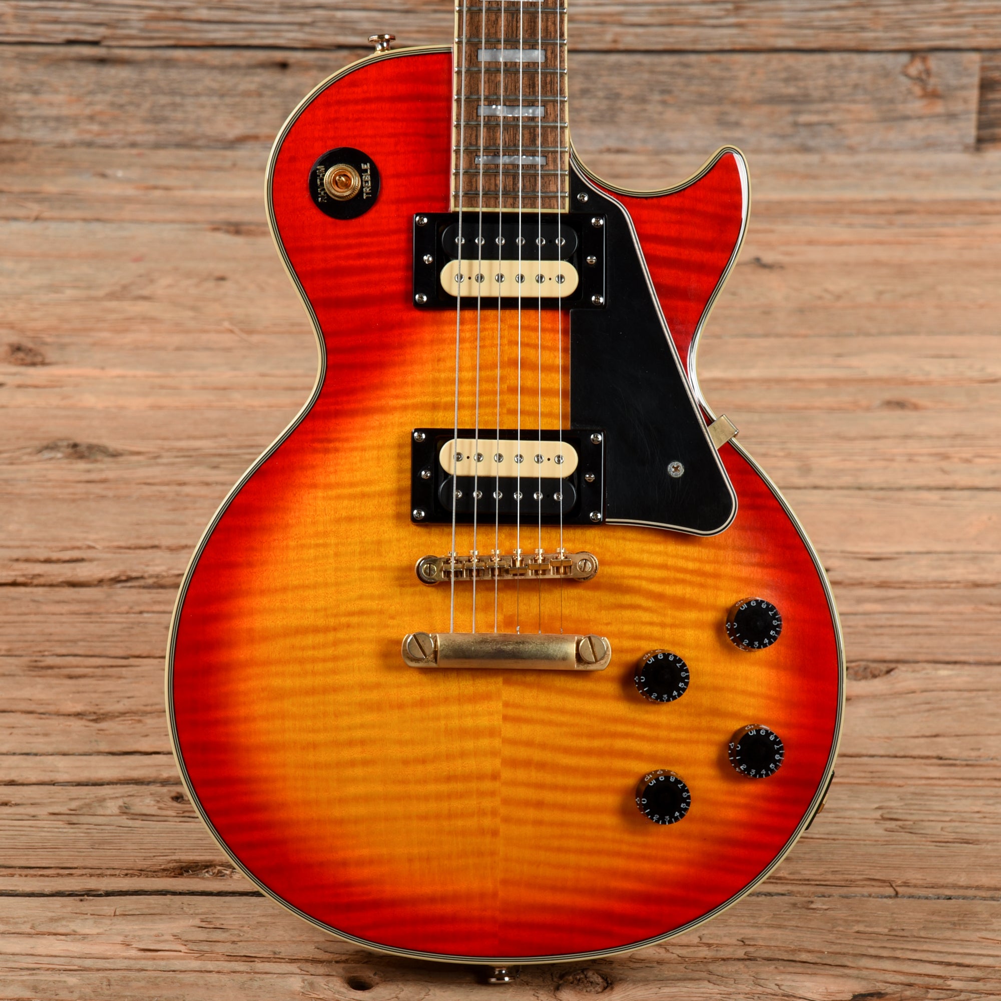 Epiphone Les Paul Custom Cherry Sunburst 2004 – Chicago Music Exchange