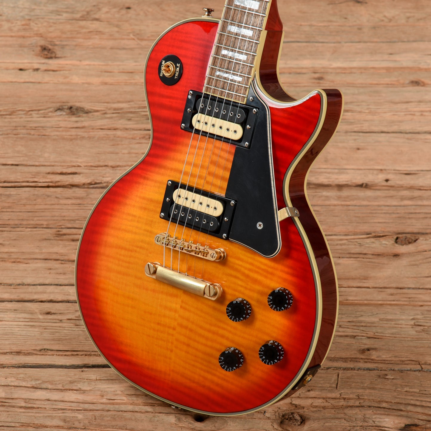 Epiphone Les Paul Custom Cherry Sunburst 2004 Electric Guitars / Solid Body