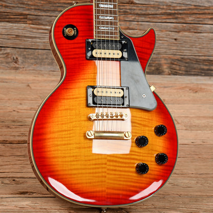 Epiphone Les Paul Custom Cherry Sunburst 2004 Electric Guitars / Solid Body